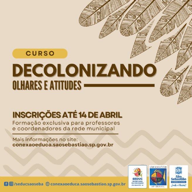 Foto: Prefeitura promove curso sobre estudo da história e cultura para professores de São Sebastião