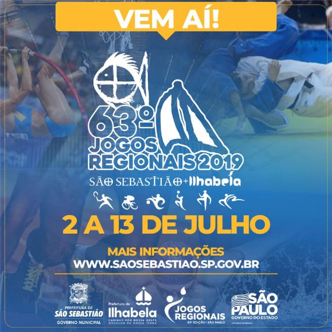 Foto: Abertura dos 63º Jogos Regionais 2019 será nesta terça-feira (2)