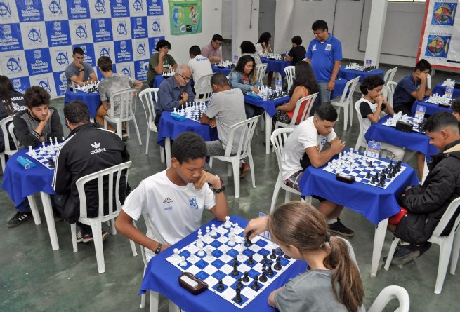 Foto: Sebastianenses se destacam em Festival de Xadrez no bairro São Francisco