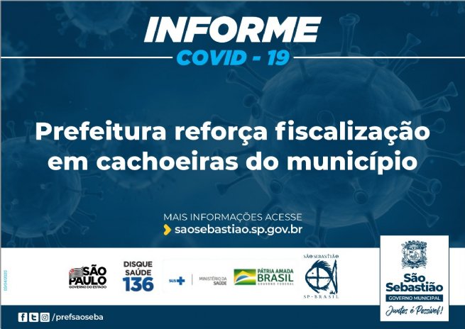 Foto: COVID-19: Prefeitura reforça fiscalização em cachoeiras do município