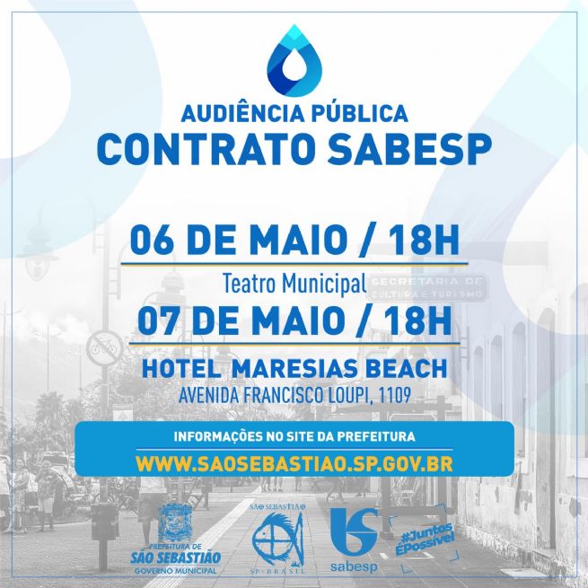 Foto: Prefeitura promove audiências públicas do contrato de concessão da Sabesp