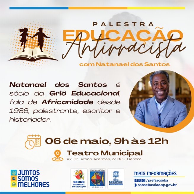 Foto: Educação de São Sebastião promove palestra sobre Educação Antirracista para gestores de escolas