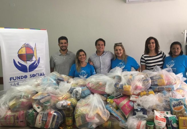 Foto: Fundo Social recebe doação de cestas básicas