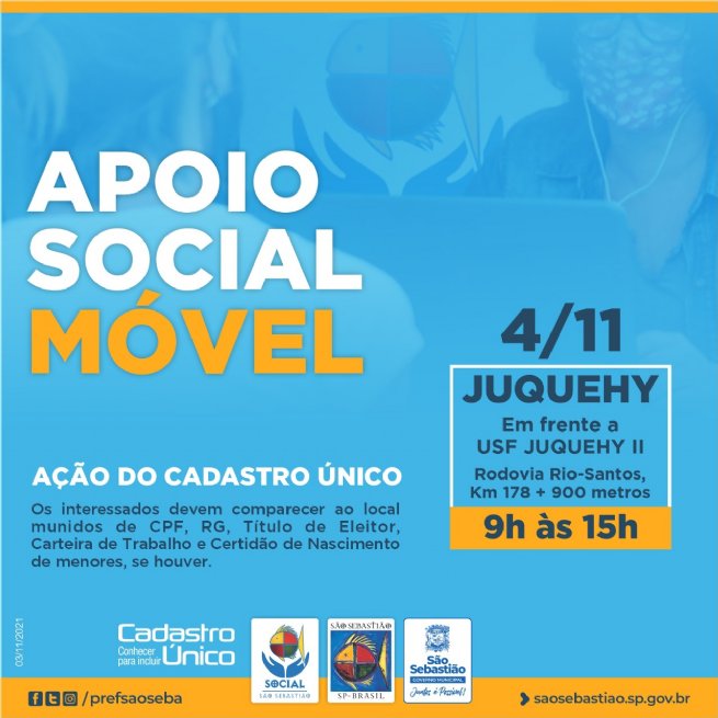 Foto: Prefeitura realiza Apoio Social Móvel no bairro Juquehy nesta quinta-feira (04)