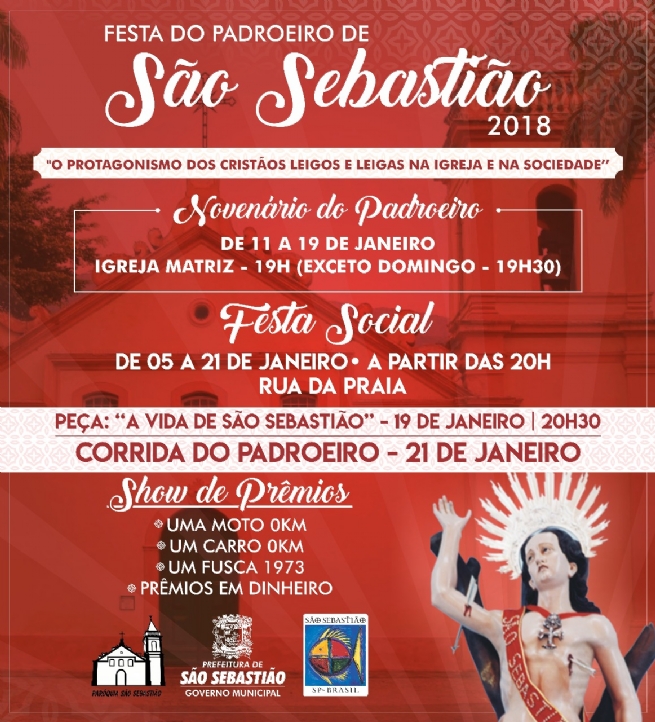 Foto: Festa do Padroeiro São Sebastião começa nesta sexta-feira