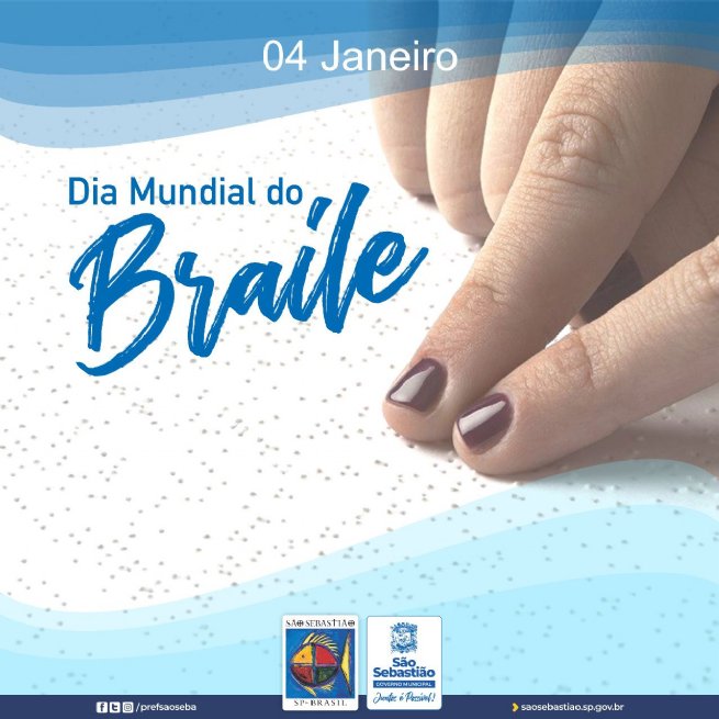 Foto: Dia Mundial do Braile é celebrado nesta terça-feira