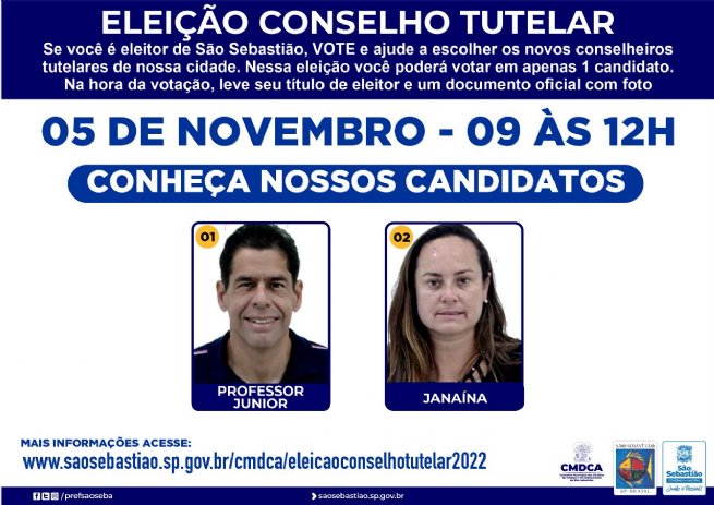 Foto: Conselho Municipal dos Direitos da Criança e do Adolescente (CMDCA) realiza eleição para conselheiro tutelar suplente 2022