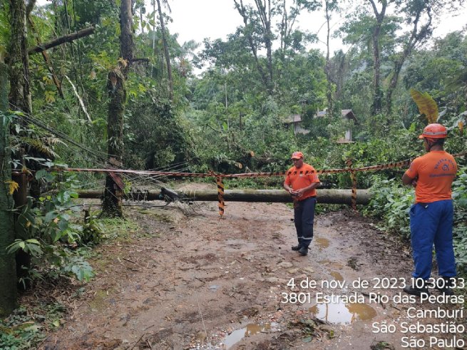 Foto: EDP tem fornecimento de energia comprometido em vários bairros de São Sebastião