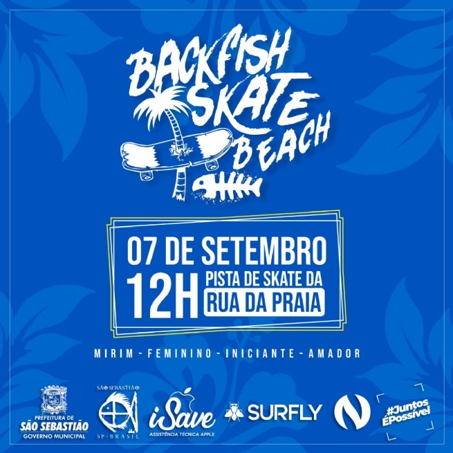 Foto: Backfish Skate Beach agita Rua da Praia no feriado de 7 de Setembro