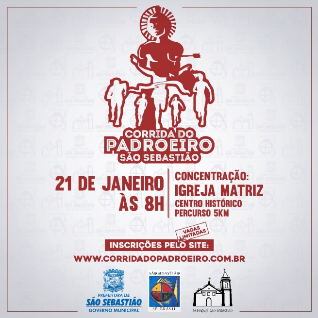 Foto: Prefeitura e Igreja Matriz realizam “Corrida do Padroeiro” pelo centro histórico de São Sebastião