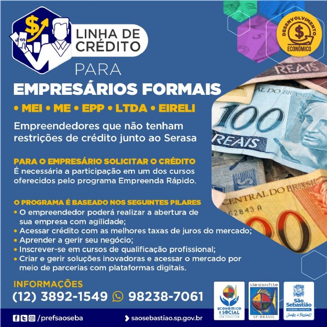 Foto: Banco do Povo disponibiliza linhas de crédito aos empresários formais