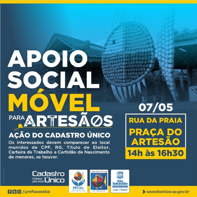 Foto: Prefeitura realiza Ação Social Móvel para artesãos nesta sexta-feira (07)