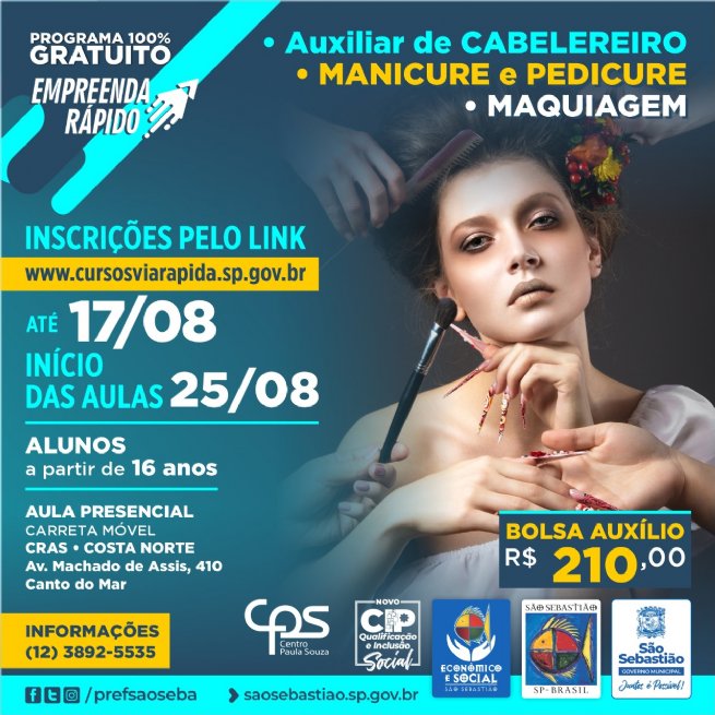 Foto: Prefeitura abre inscrições para cursos gratuitos do Programa Via Rápida Emprego