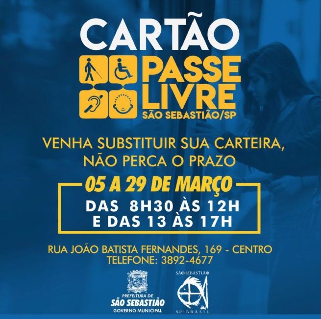 Foto: Prefeitura inicia recadastramento do Passe Livre para pessoas com deficiência