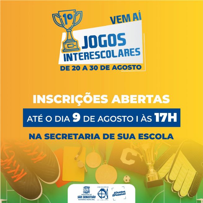 Foto: Inscrições para Jogos Interescolares terminam nesta sexta-feira