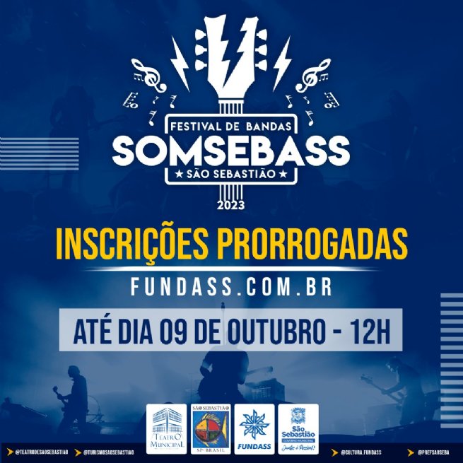 Foto: Inscrições para Festival de Bandas de São Sebastião são prorrogadas até segunda-feira