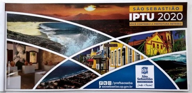 Foto: Carnês de IPTU 2020 começam a ser entregues nas residências sebastianenses 
