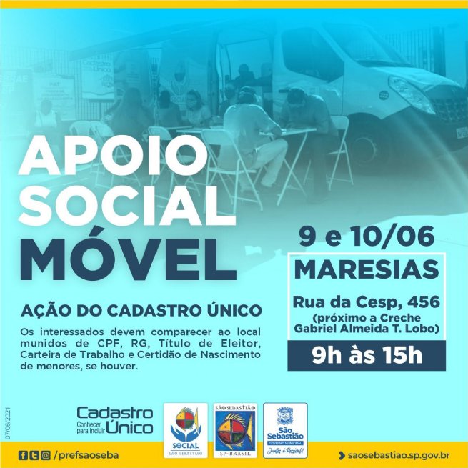 Foto: Prefeitura realiza Ação Social Móvel para moradores da Costa Sul
