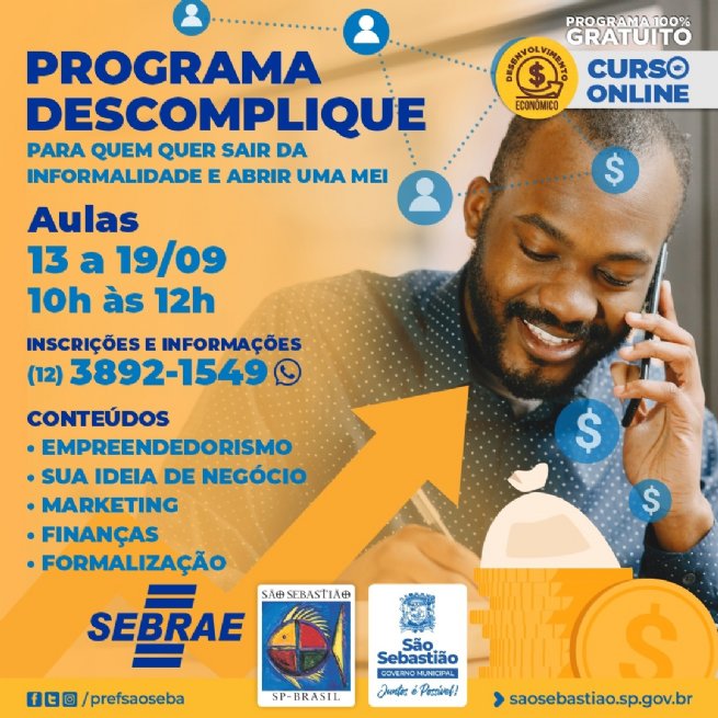 Foto: Prefeitura oferece curso para empreendedores que desejam sair da informalidade