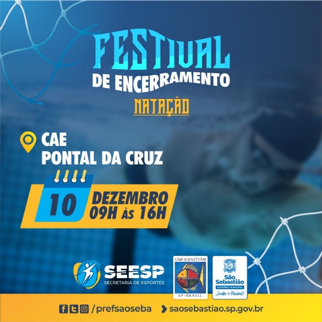 Foto: Festival de Nado Livre reunirá nadadores de São Sebastião no CAE do Pontal