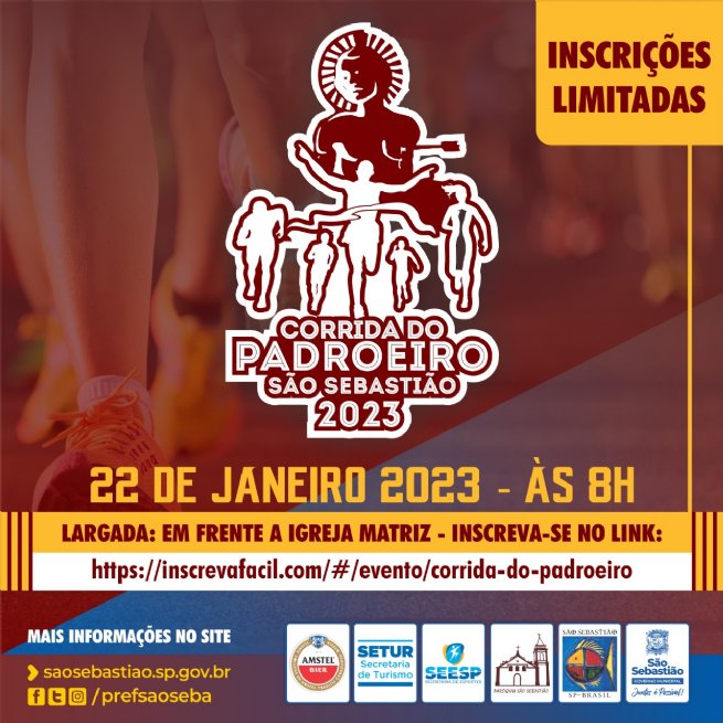 Foto: Prefeitura disponibiliza mais 200 inscrições para a Corrida do Padroeiro 