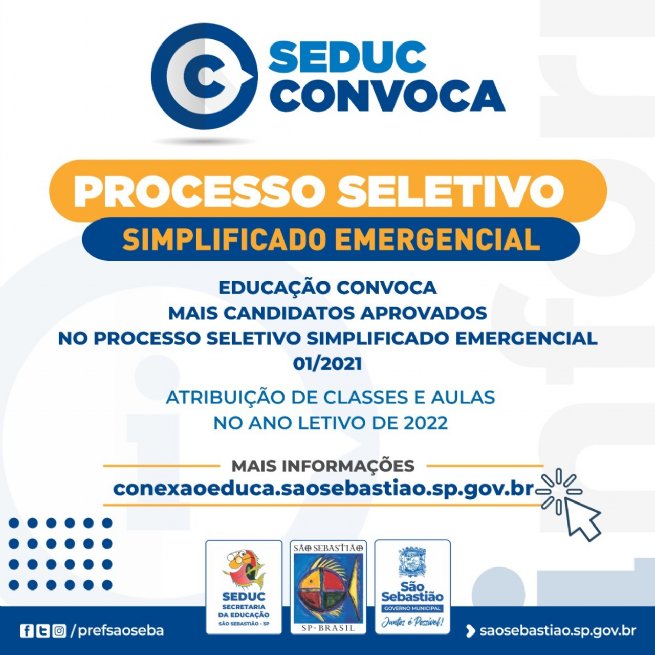 Foto: Prefeitura convoca mais de 120 profissionais da Educação aprovados em Processo Seletivo