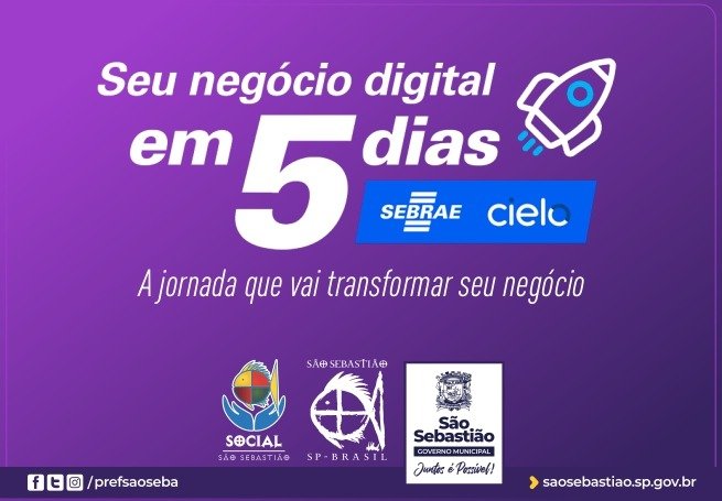 Foto: Sebrae oferece treinamento sobre vendas online para empreendedores de São Sebastião