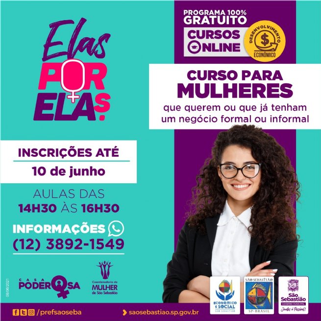 Foto: Prefeitura abre inscrições para o Programa “Elas por Elas”