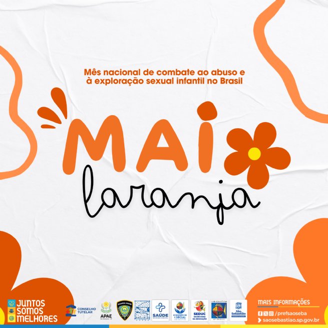 Foto: Prefeitura de São Sebastião promove ações de combate ao abuso e à exploração sexual de crianças e adolescentes no Maio Laranja