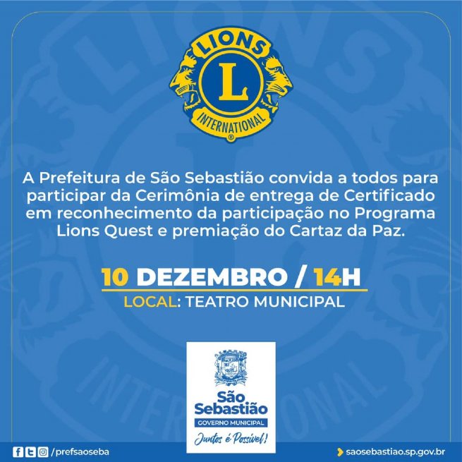 Foto: Prefeitura promove formatura do programa Lions Clube Internacional
