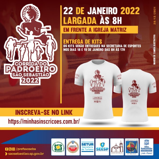 Foto: Inscrições para Corrida do Padroeiro iniciam-se nesta segunda-feira (3)