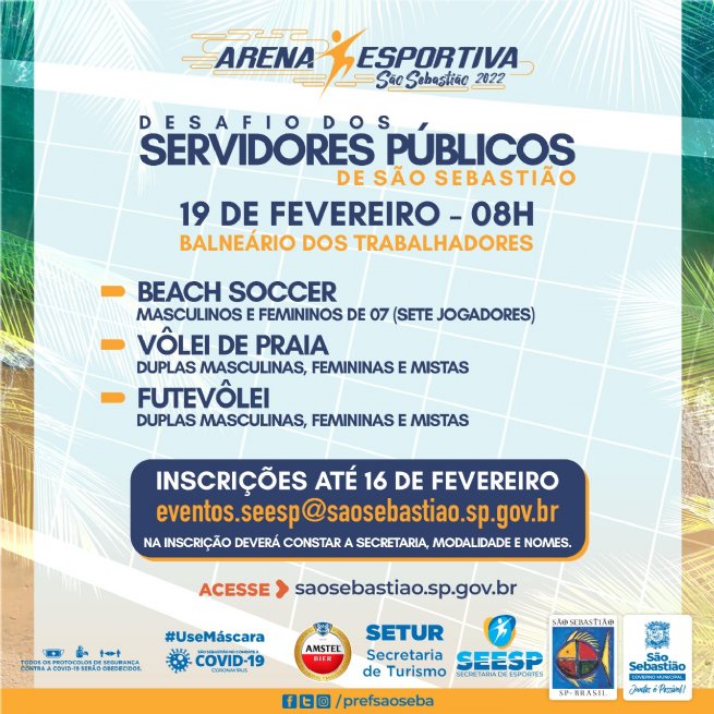 Foto: Inscrições para o Desafio dos Servidores Públicos encerram-se nesta quarta-feira (16)