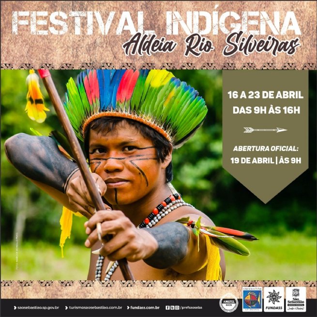 Foto: Prefeitura de São Sebastião realiza festival em comemoração ao Dia do Indígena