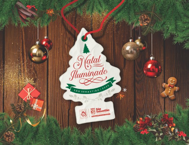 Foto: Prefeitura de São Sebastião realiza programação natalina com Casa do Papai Noel, apresentações musicais e iluminação especial