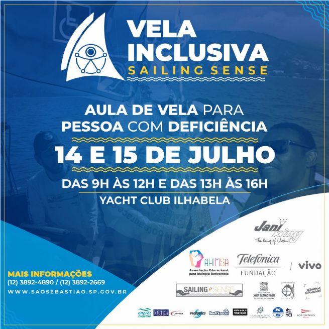 Foto: Prefeitura promove vivência náutica para pessoas com deficiência