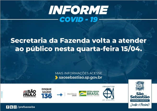 Foto: Secretaria da Fazenda volta a atender ao público nesta quarta-feira