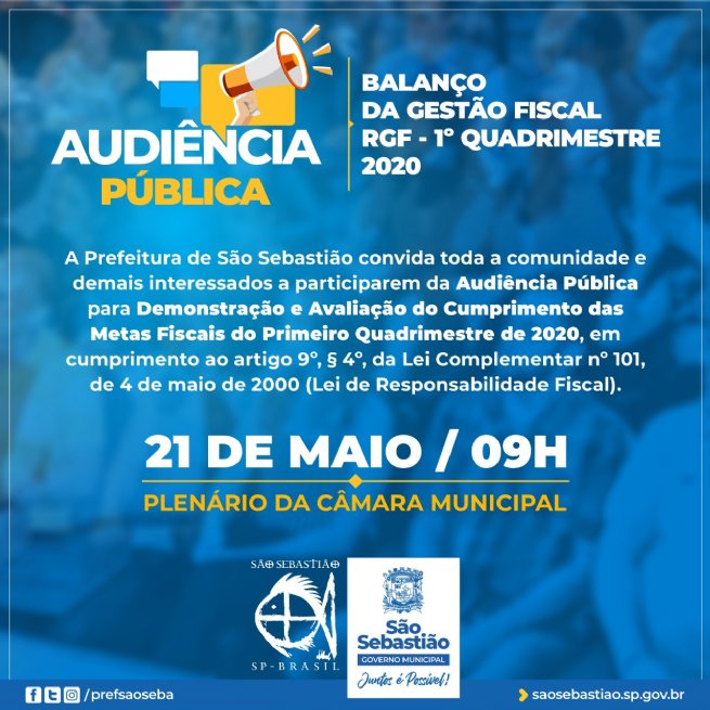 Foto: Prefeitura realiza apresentação de metas fiscais do 1º quadrimestre