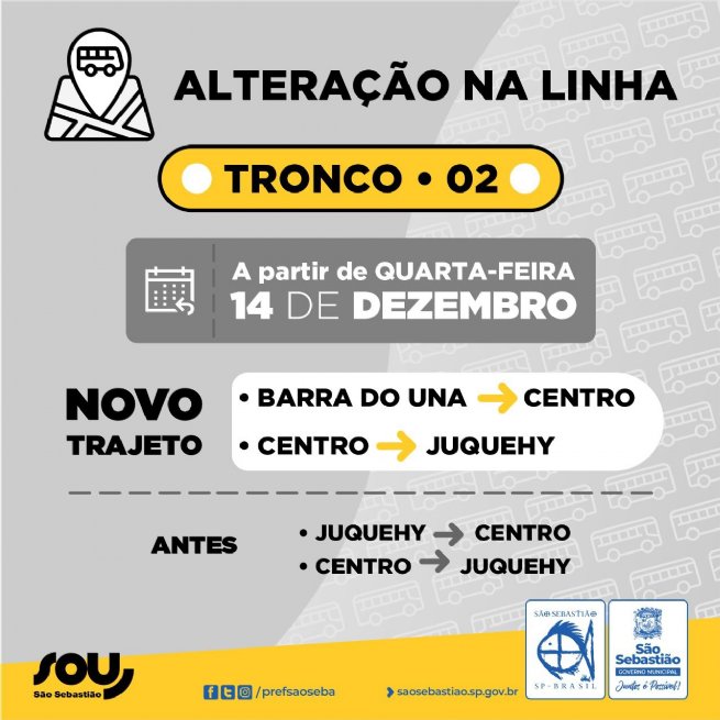 Foto: Prefeitura notifica empresa responsável pelo transporte público municipal depois de problemas com a linha tronco 2 