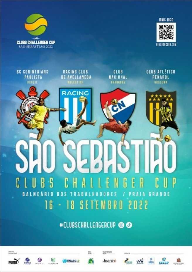 Foto: Corinthians representa o Brasil em Torneio Internacional de Beach Soccer em São Sebastião 