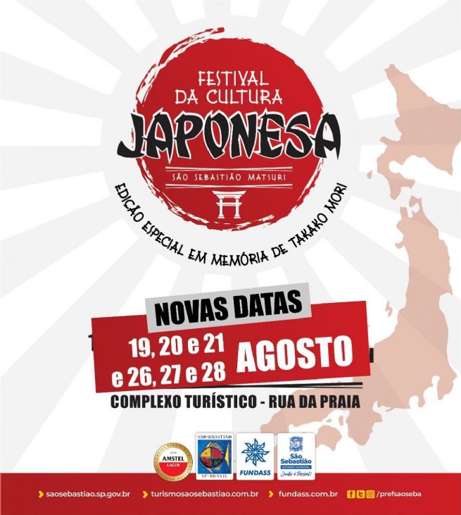 Foto: Festival da Cultura Japonesa “São Sebastião Matsuri” reúne gastronomia da terra do sol nascente e apresentações culturais na Rua da Praia