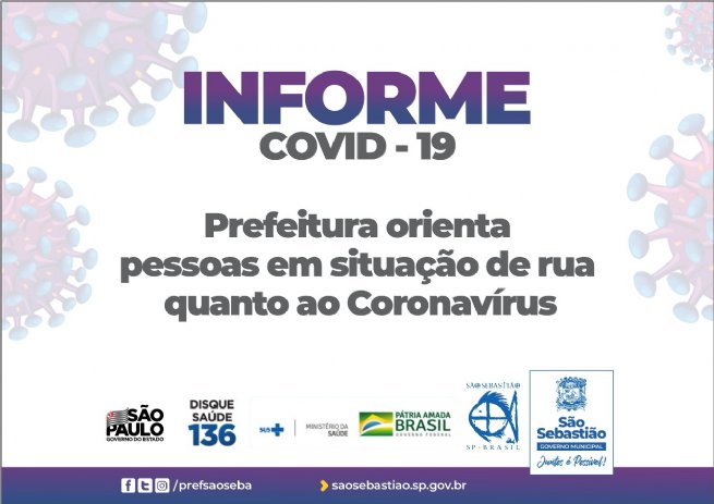 Foto: Prefeitura orienta moradores de rua quanto ao Coronavírus