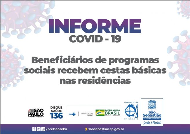 Foto: Beneficiários de programas sociais receberão cestas básicas nas residências