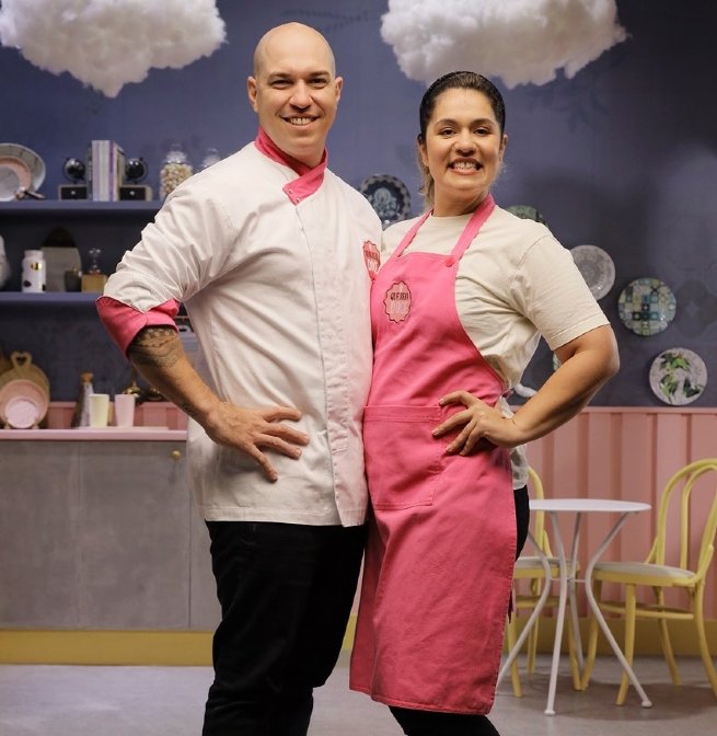 Foto: Casal de São Sebastião participa do reality de confeitaria ‘Que Seja Doce’ do GNT