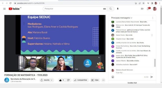 Foto: São Sebastião promove formações de matemática para professores da rede municipal