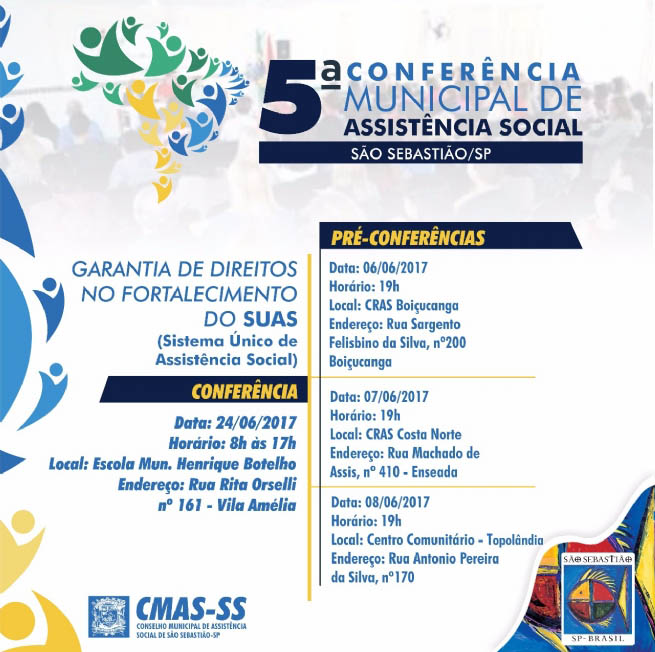 Foto: Quinta edição da Conferência Municipal de Assistência Social acontece neste sábado