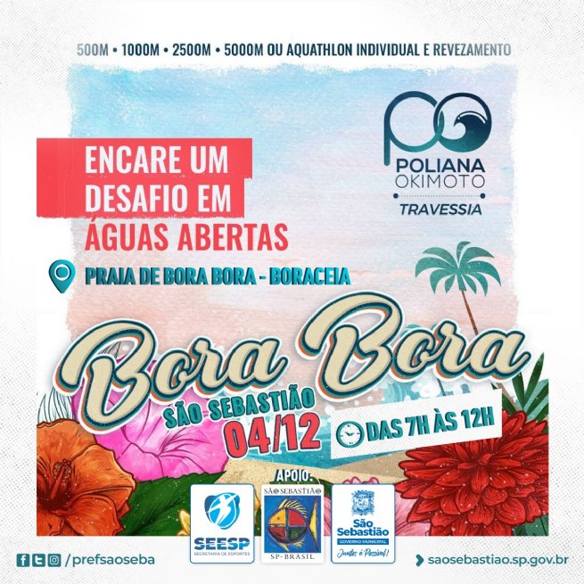 Foto: São Sebastião sediará pela primeira vez a Travessia Poliana Okimoto 