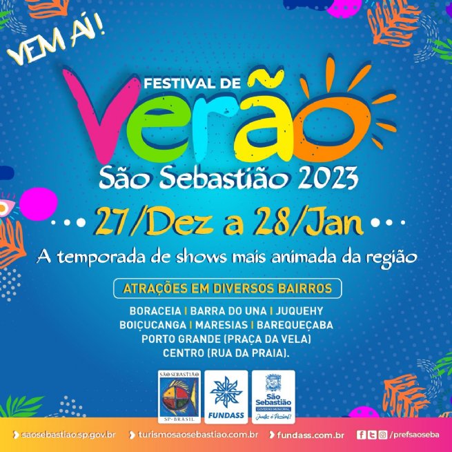 Foto: Prefeitura valoriza artistas locais no Festival de Verão de São Sebastião