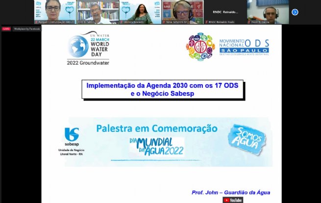 Foto: Secretaria da Educação participa de palestra promovida pela Sabesp em prol da preservação da água