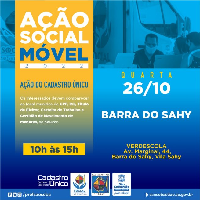 Foto: Prefeitura realiza Ação Social Móvel no bairro Barra do Sahy