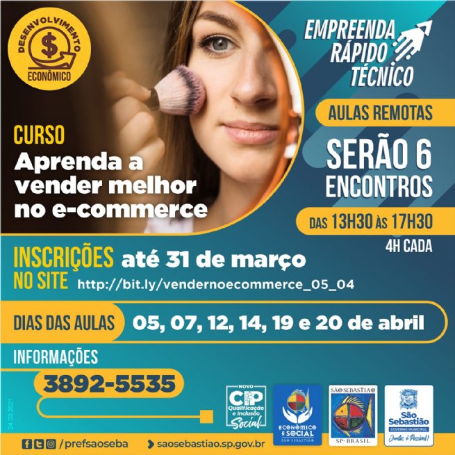 Foto: Prefeitura abre inscrições para curso profissionalizante online gratuito